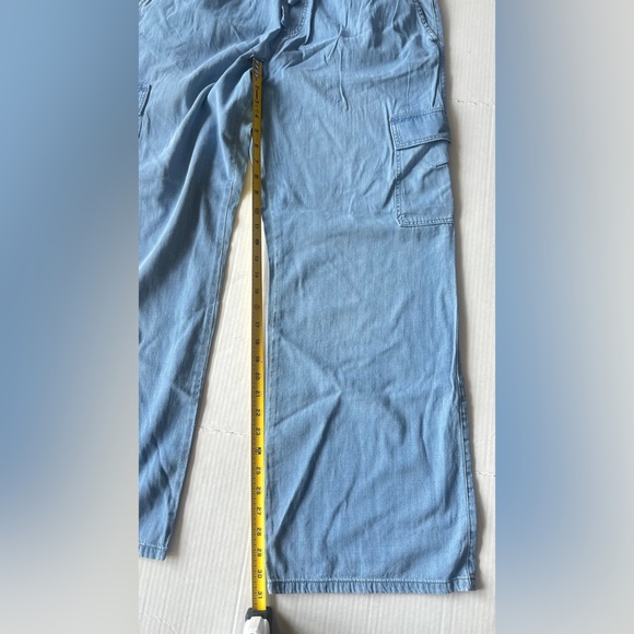 Sanctuary Caravan Coastal Blue Relaxed Cargo Pants Women's Size XXLarge - Picture 4 of 7